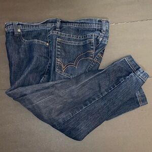 Wranco Jeans Size 31 Faded Dark Denim Straight Leg Jeans